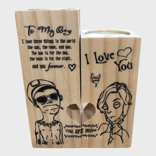 Couples 'I Love You' Candle