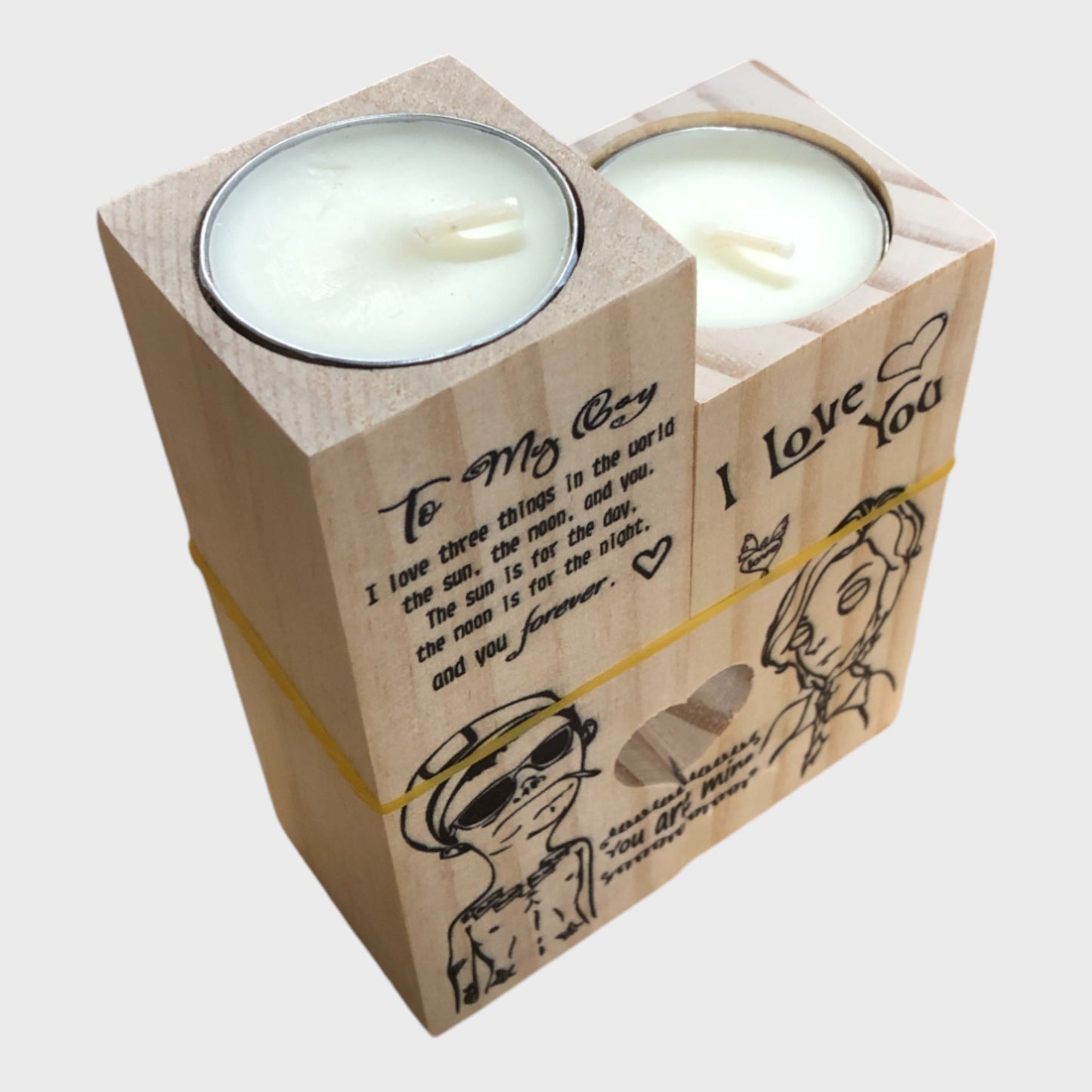 Couples 'I Love You' Candle