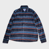 Branded Navy striped Fleece Shirt