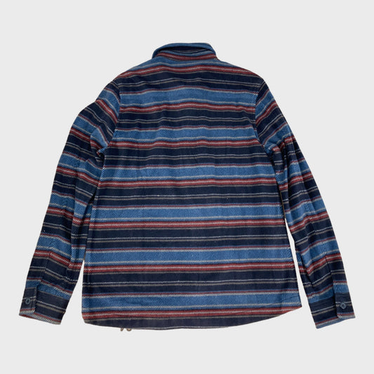 Branded Navy striped Fleece Shirt