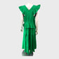 Branded Green Cheesecloth Maxi Dress - Size 16