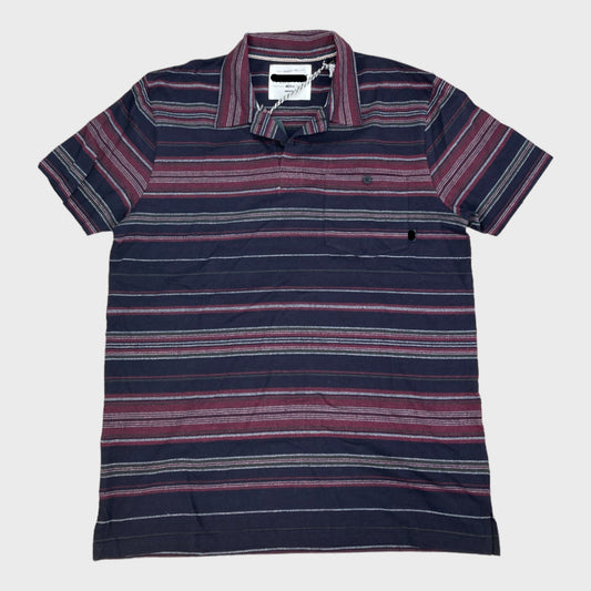 Branded Striped Polo Shirt