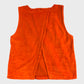 Branded Orange Towelling Crop Top - Size 8