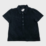 Branded Navy Towelling Shirt - Size 8