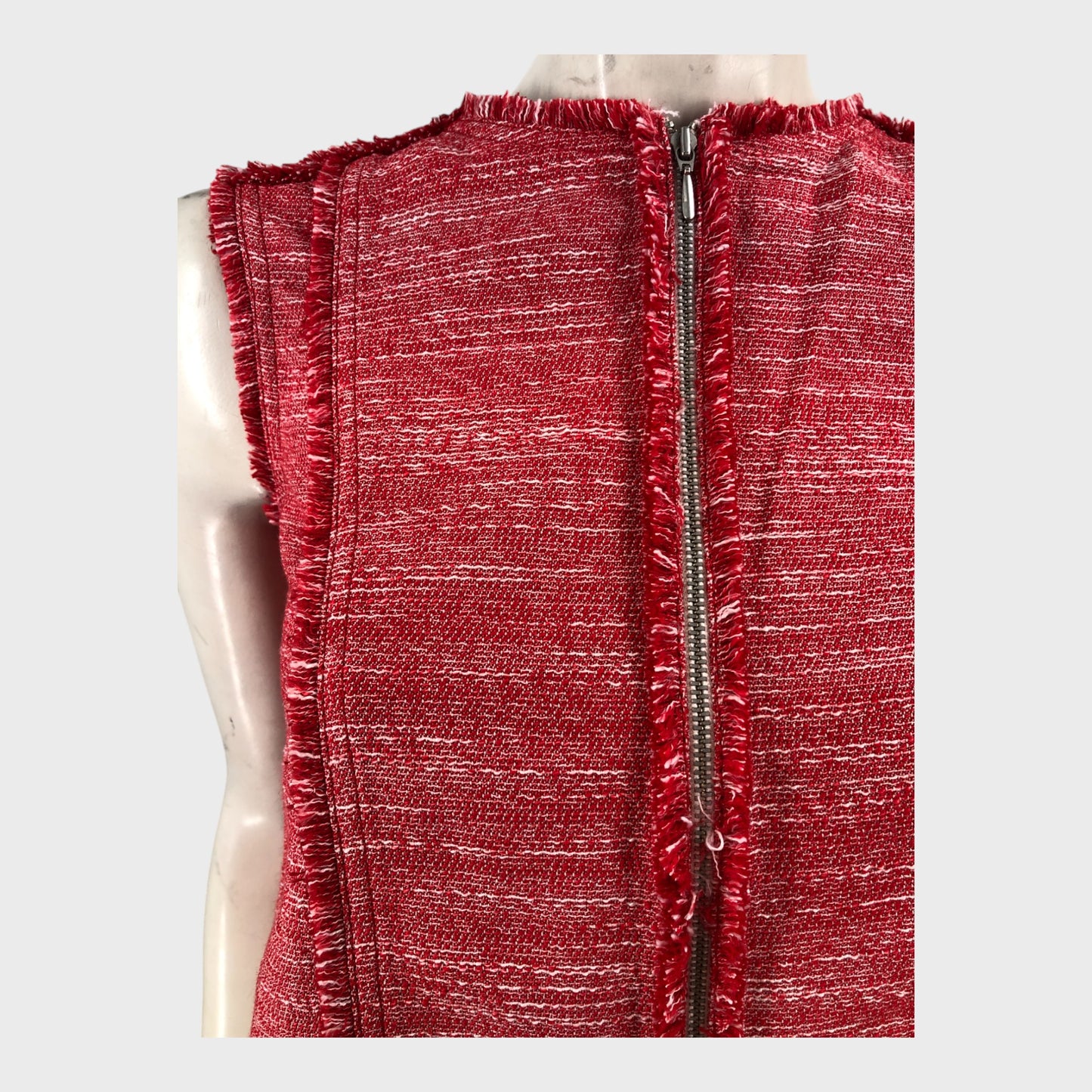 Branded Red Zipper Top - Size 8