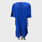 Branded Cobalt Blue Broderie Dress - Size 18
