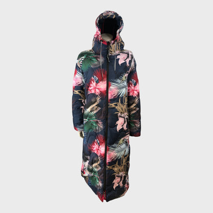 Christian Lacroix Botanical Longline Coat - Size 18