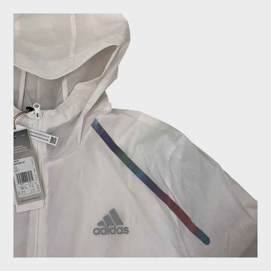Adidas White Marathon Jacket
