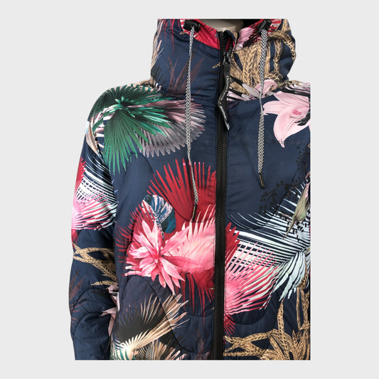 Christian Lacroix Botanical Longline Coat - Size 18