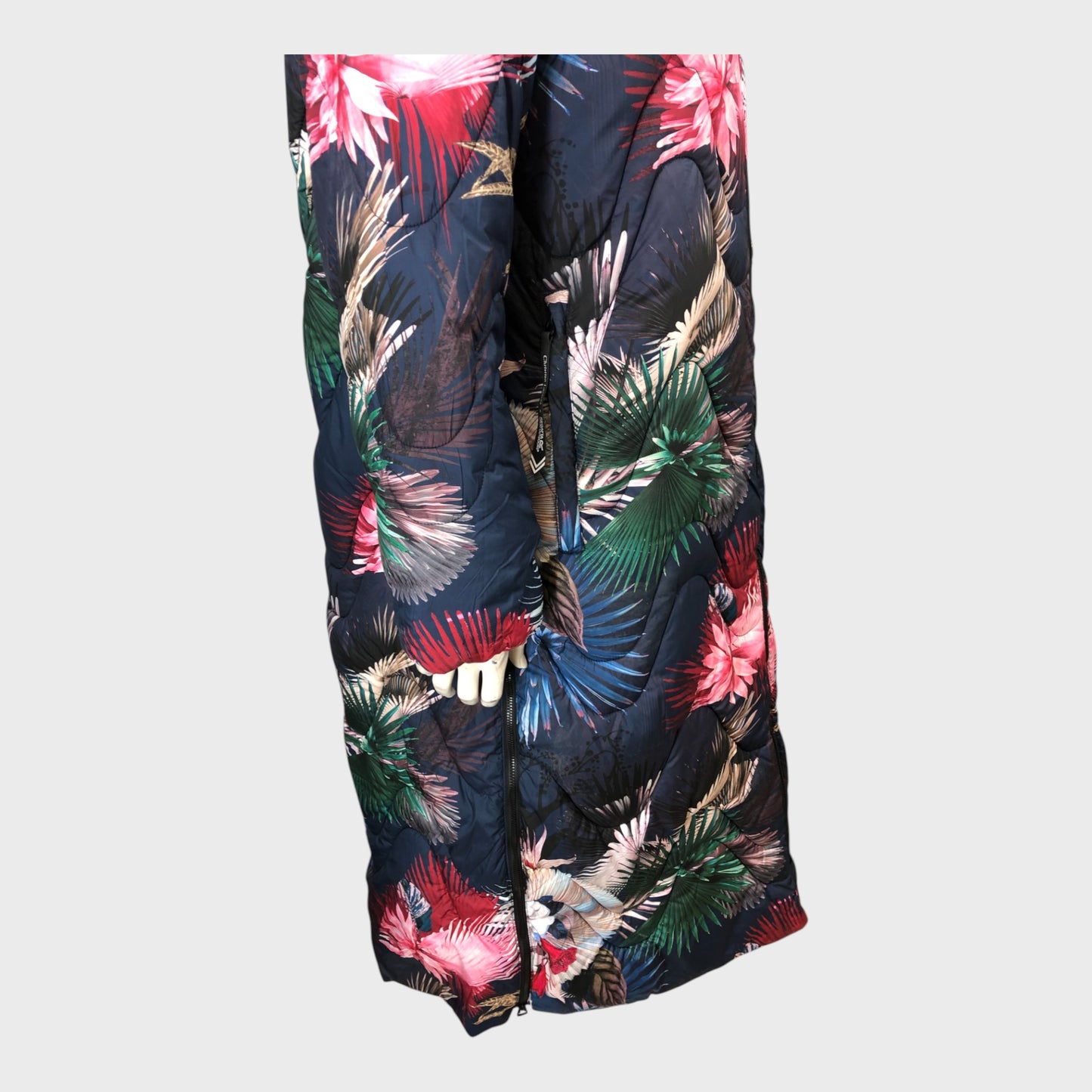 Christian Lacroix Botanical Longline Coat - Size 18