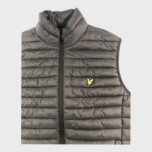 Lyle & Scott Black Gilet - Size Medium