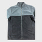 Navy Colourblock Zipped Fleece