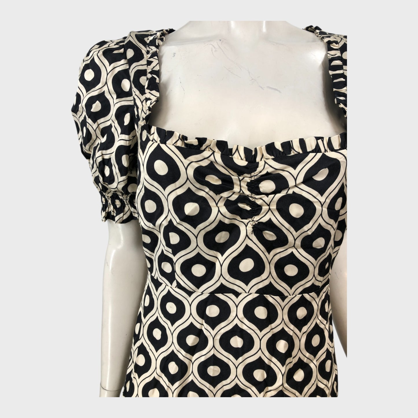 Kitri Monochrome printed Dress - Size 10