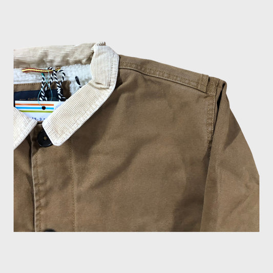 Branded Tan Worker Jacket