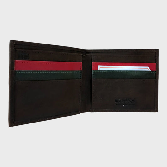 Branded Brown Leather Wallet