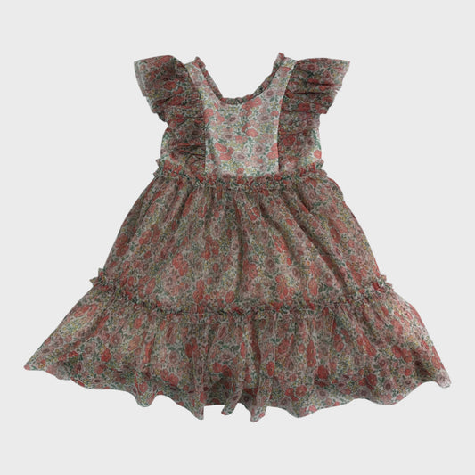 JoJo Maman Bebe Floral Dress - 6-12 Months