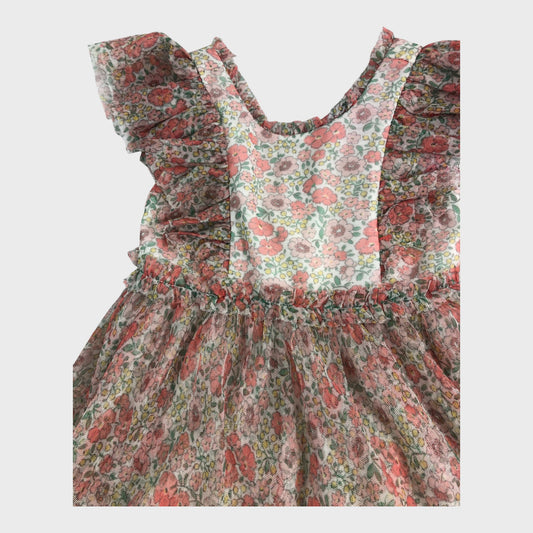 JoJo Maman Bebe Floral Dress - 6-12 Months