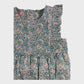 JoJo Maman Bebe Blue Floral Romper Suit - 3 Months