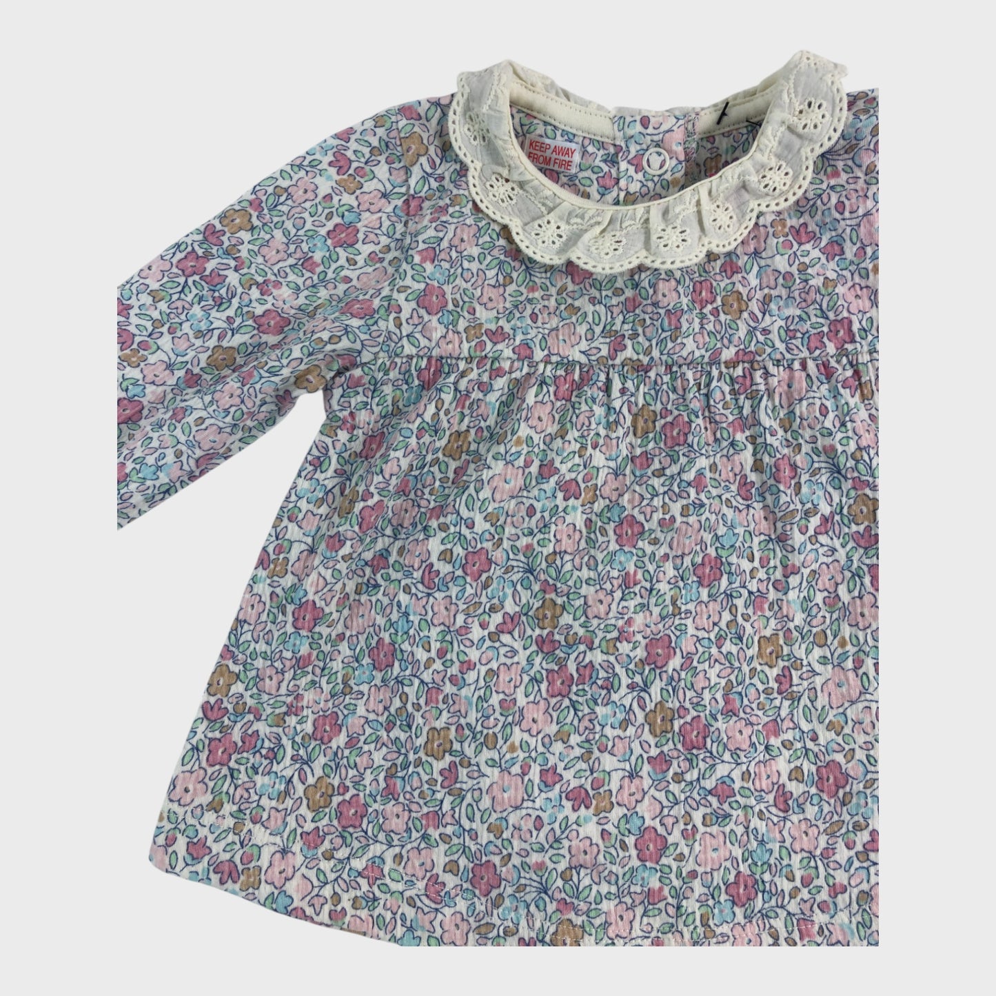 JoJo Maman Bebe Ditsy Floral Top & Leggings Set - 0-3 Months