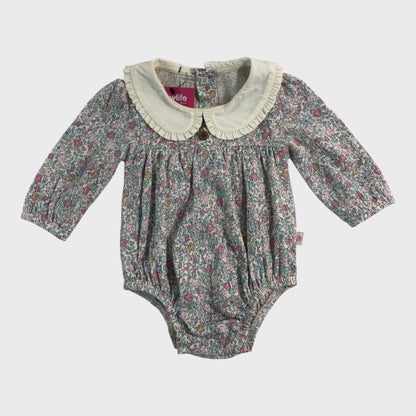 JoJo Maman Bebe Ditsy Floral Romper - 0-3 Months