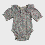 JoJo Maman Bebe Ditsy Floral Ruffle Romper - 0-3 Months