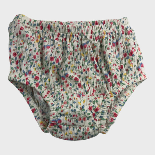JoJo Maman Bebe Ditsy Floral Dress With Briefs - 6-12 Months