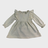 JoJo Maman Bebe Cream Dress - 0-3 Months