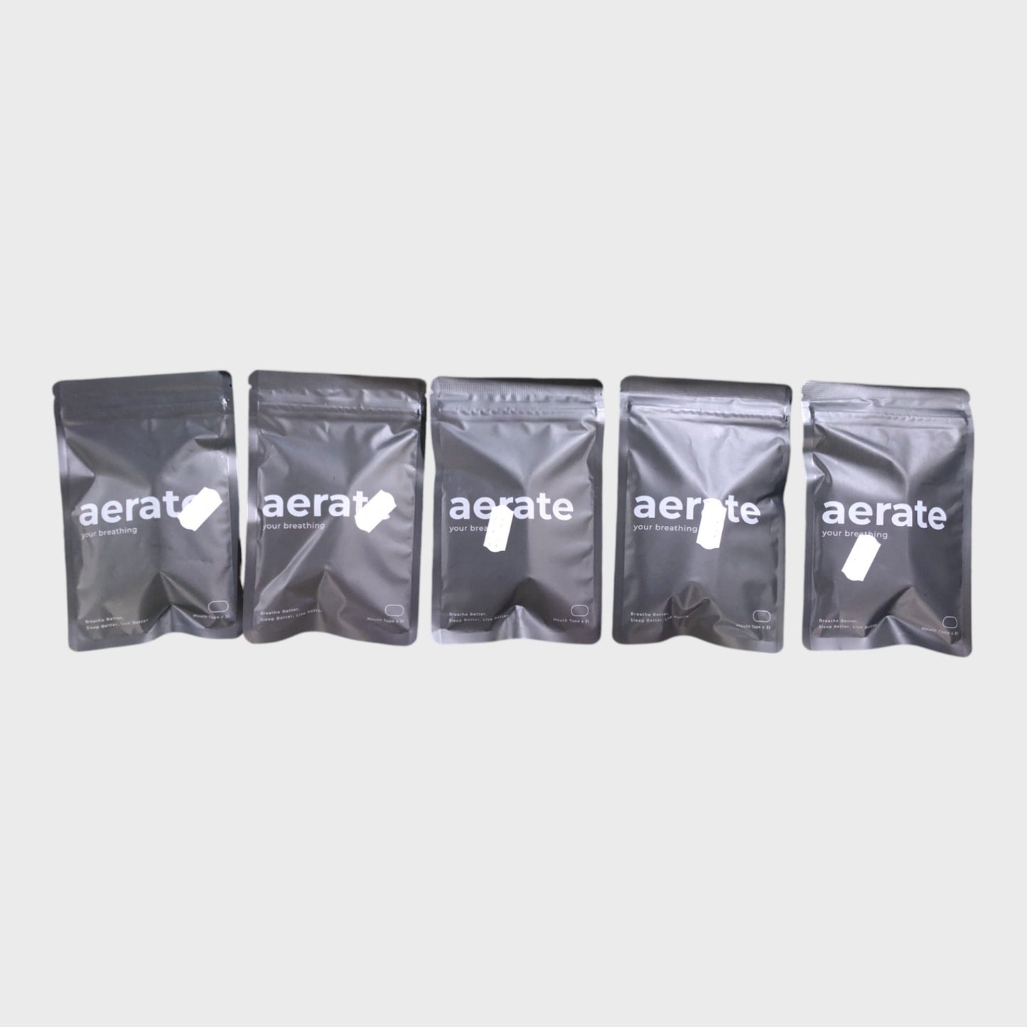 AERATE Breathing Strips Mouth Aid Enhances Sleep 5 Packs New