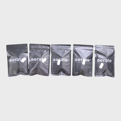 AERATE Breathing Strips Mouth Aid Enhances Sleep 5 Packs New