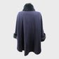 Jacques Vert Fur Trim Cloak