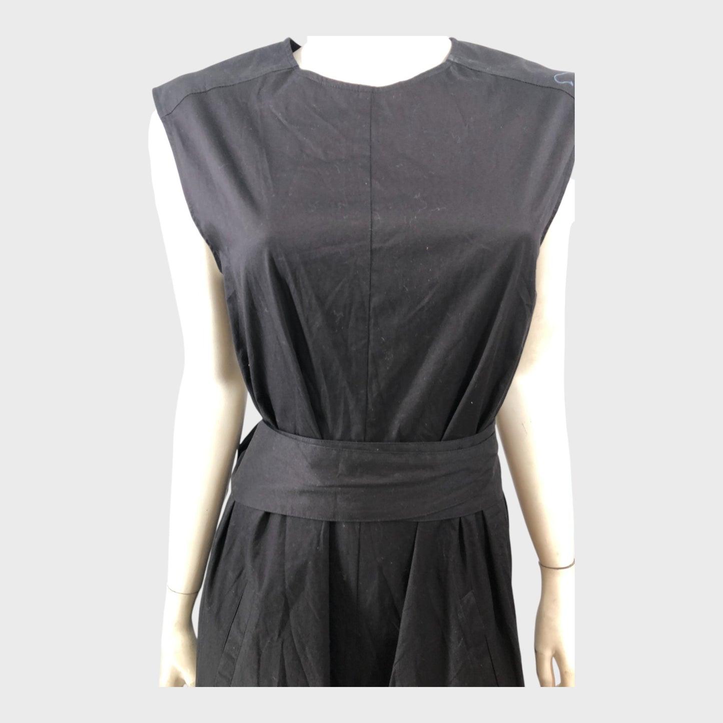 Branded Black Jumpsuit - Size 8