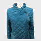 Turquoise Quilted Coat