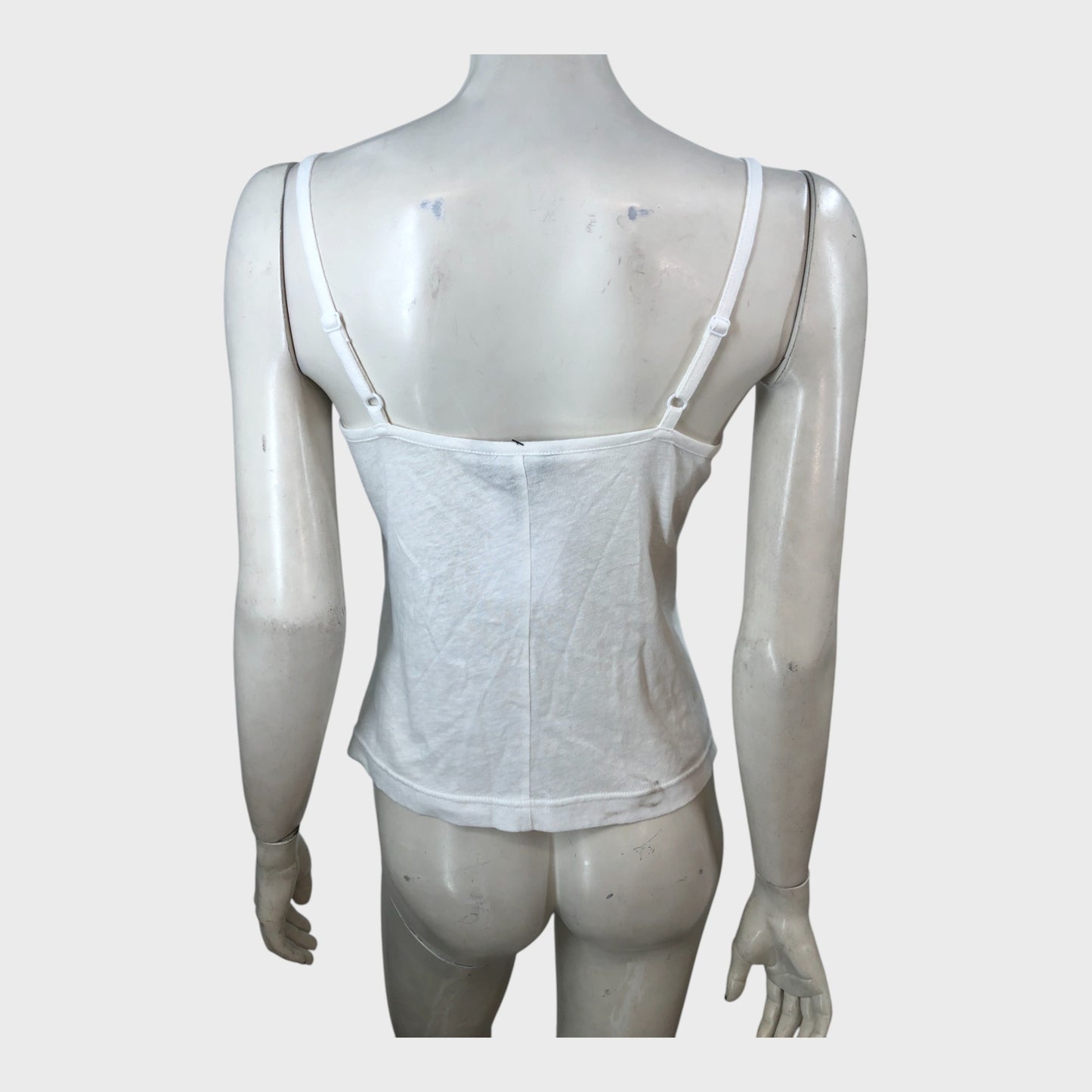 Branded White Vest - Size 8
