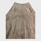 Branded Gold Metallic Midi Skirt - Size 12
