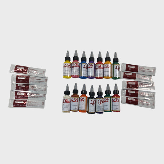 Fourteen 30ml Vegan Tattoo Inks Set