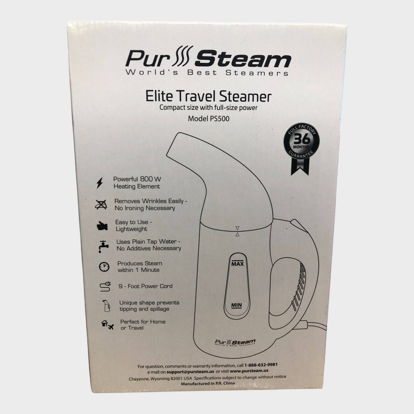 Pur Steam Elite Travel Steamer