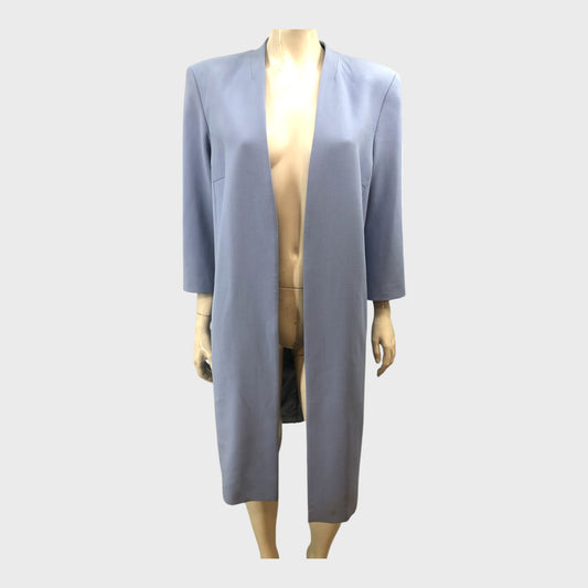 Light Blue Jacques Vert Woven Coat