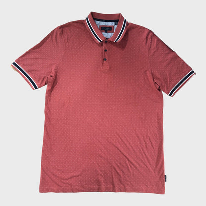 Designer Salmon Polo Shirt