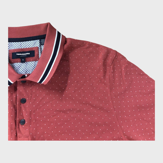 Designer Salmon Polo Shirt