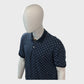 Dark Blue Print Tommy Hilfiger Polo Shirt