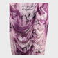 Purple Frill Mesh Midi Dress