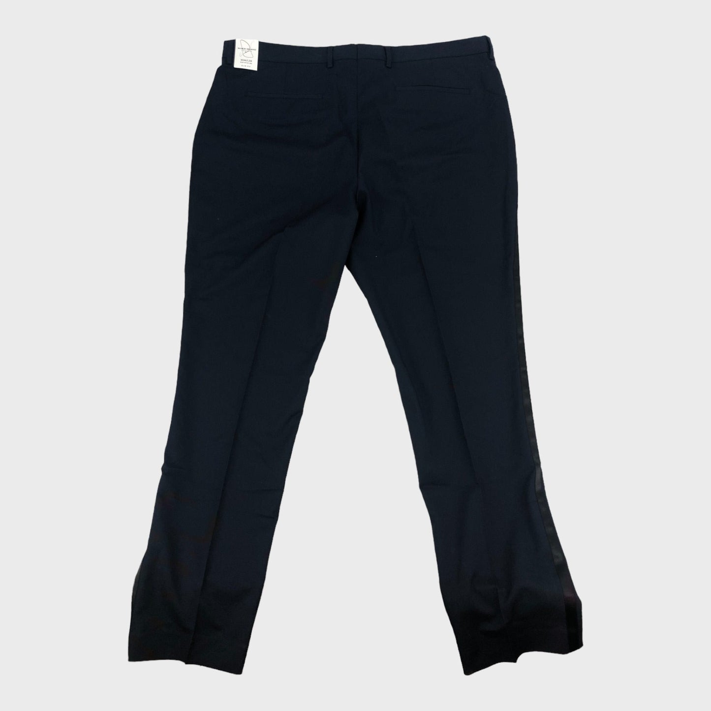 Navy Slim Fit Suit Trousers