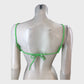 Green Frill Bikini Top - Size 10