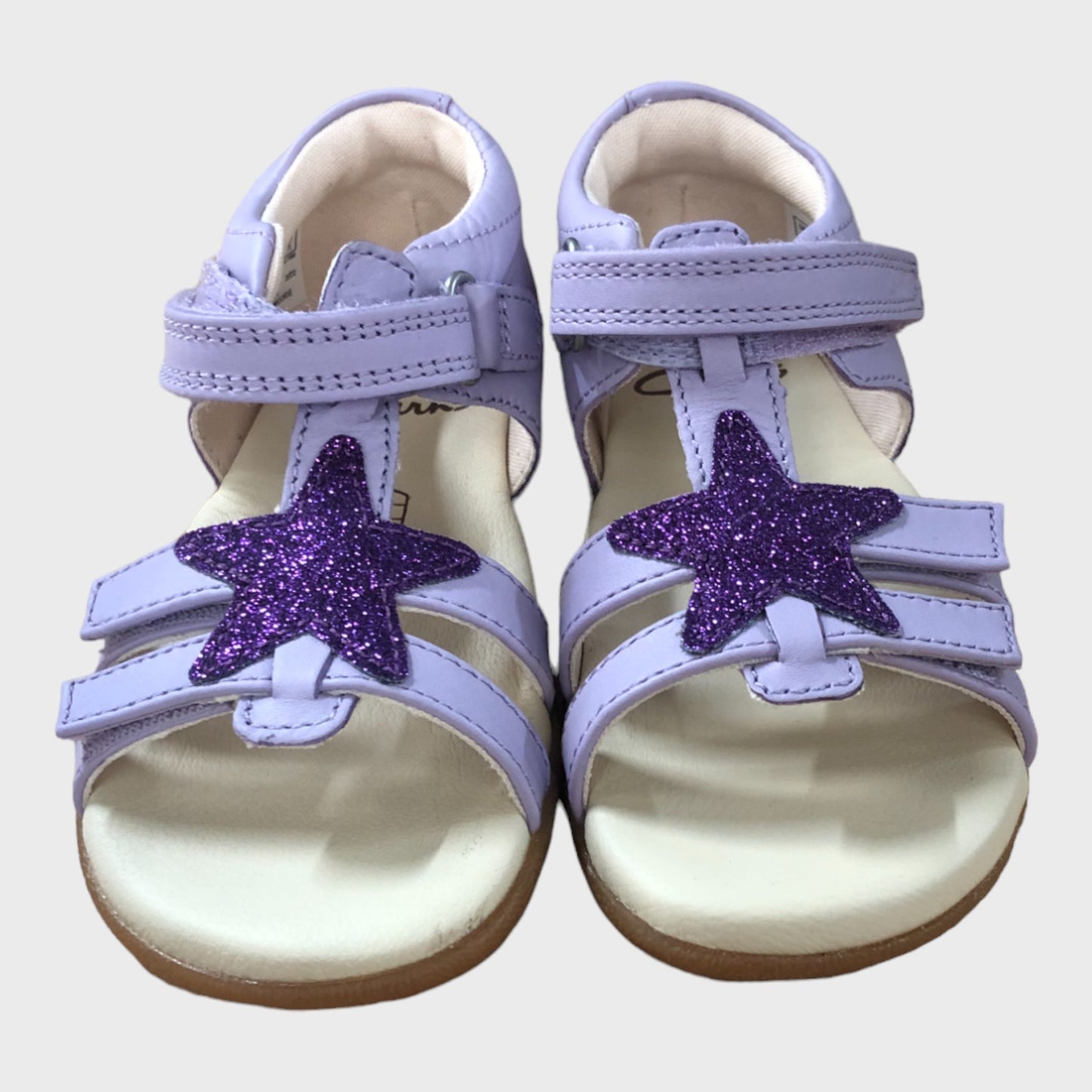 Clarks Zora Purple Star Sandals