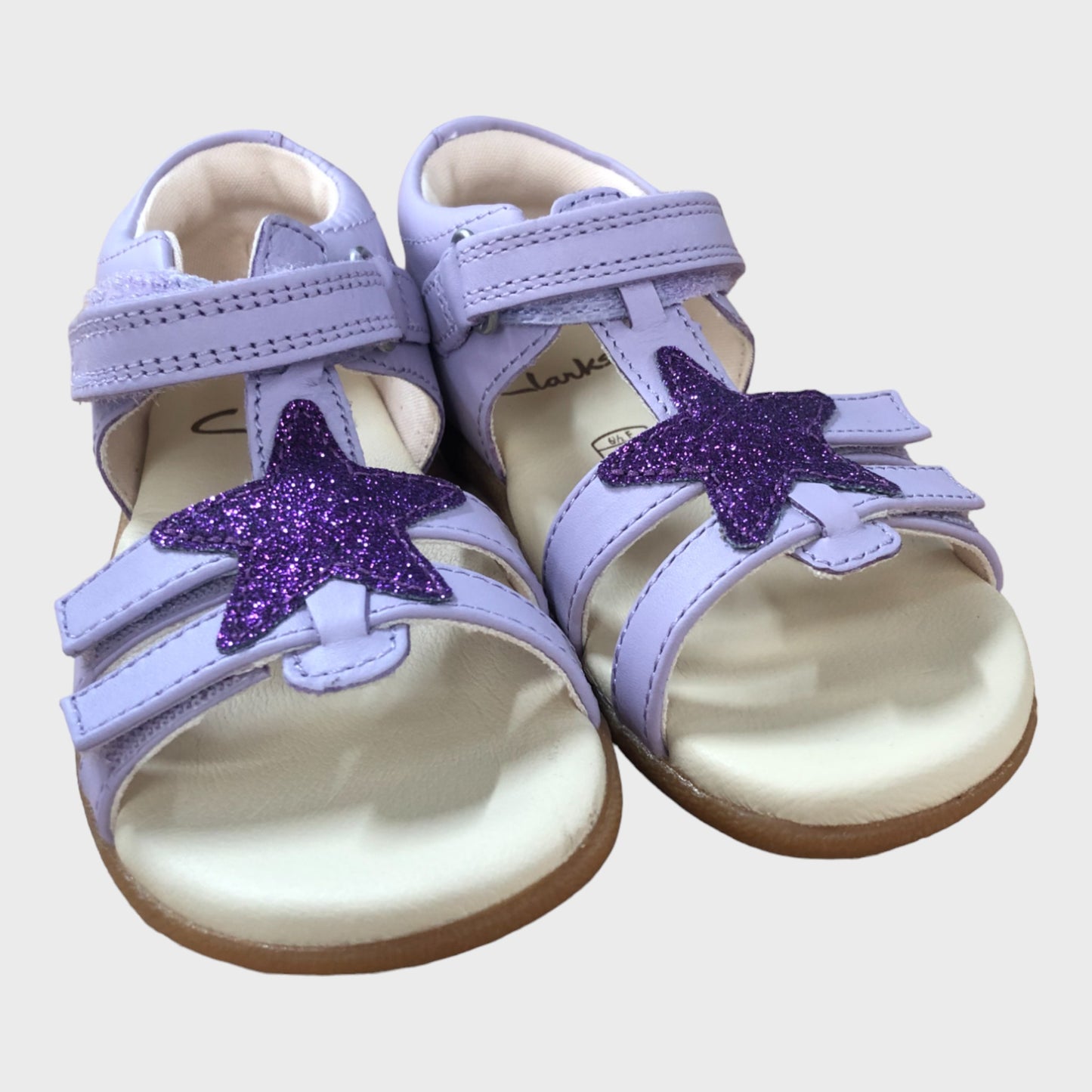 Clarks Zora Purple Star Sandals