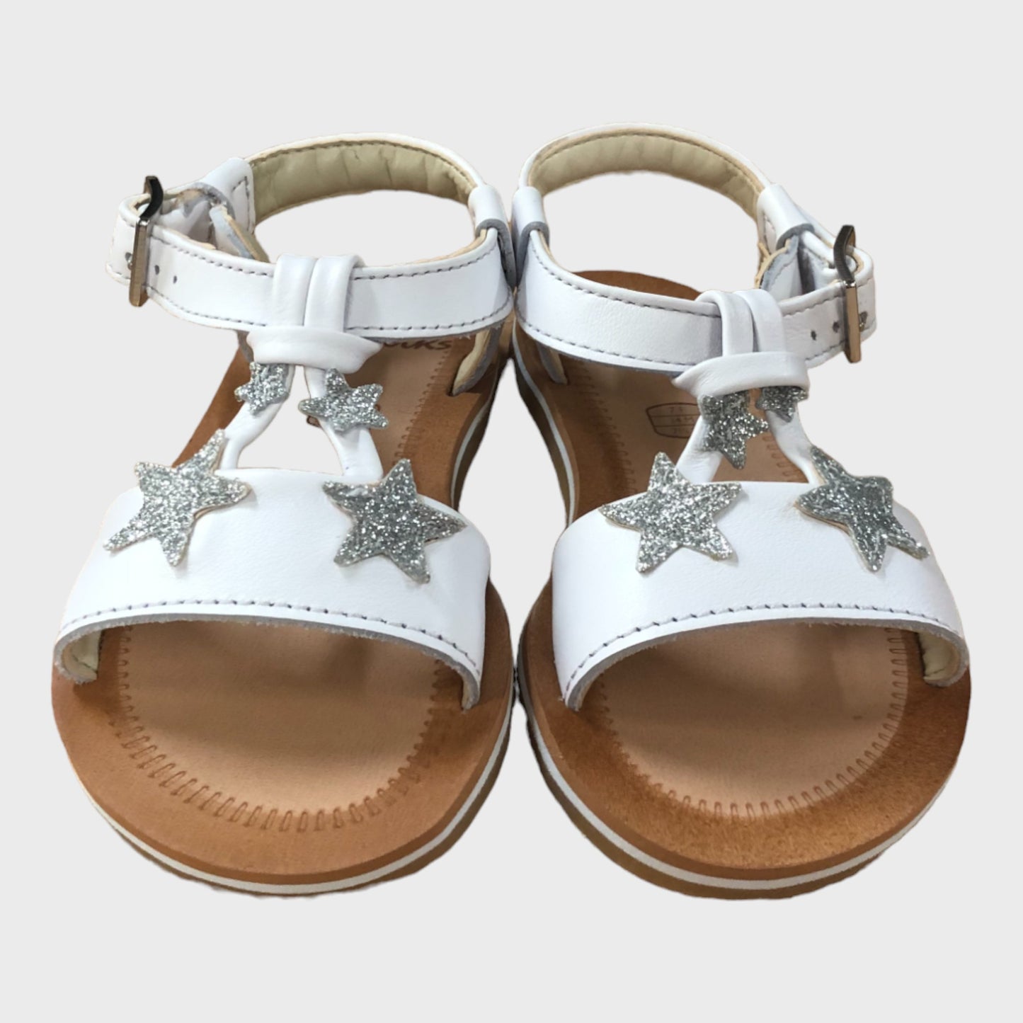 Clarks Finch Summer White Star Sandals