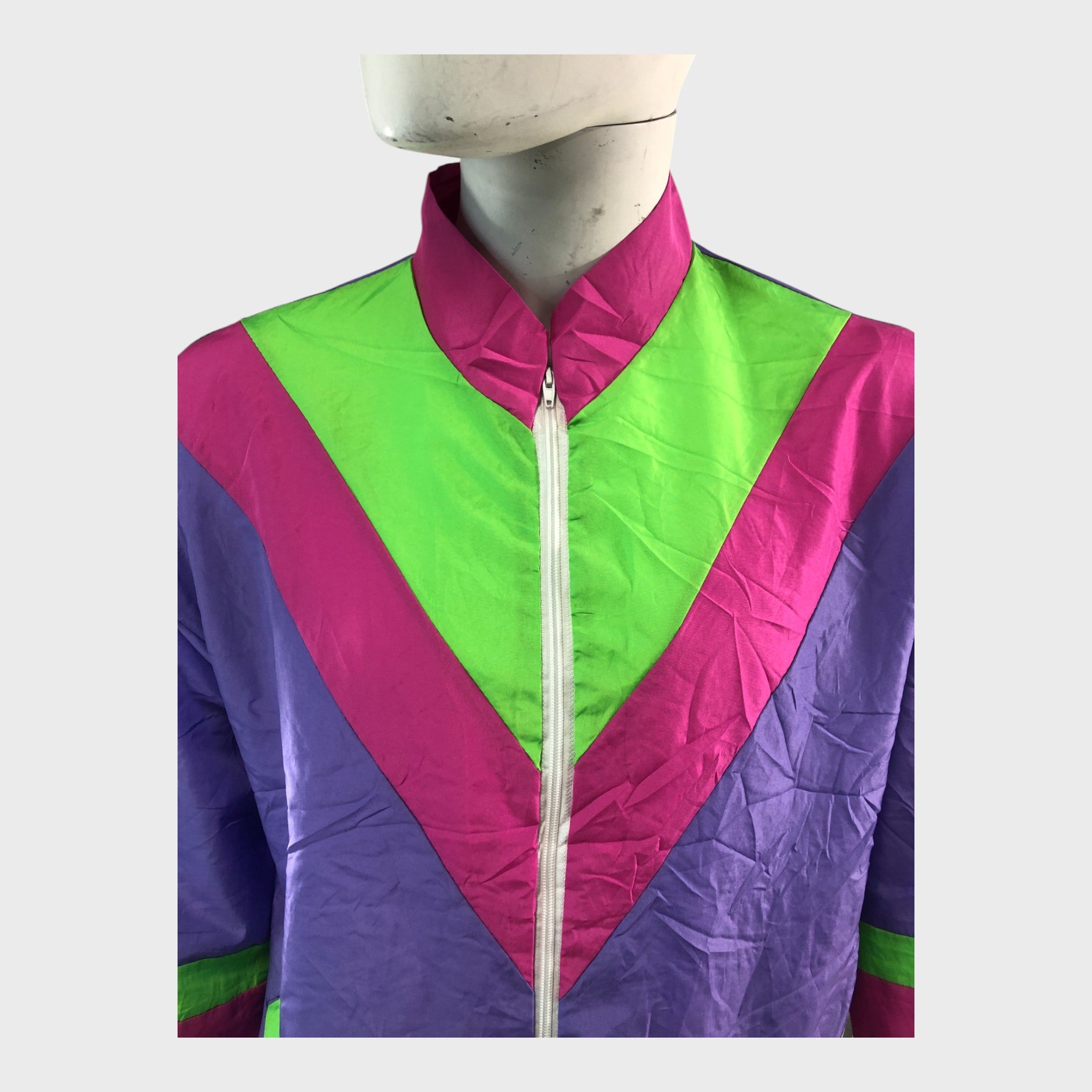 Pink and green windbreaker hotsell