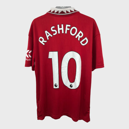 Kids' Manchester United 2022 Home Shirt -Rashford