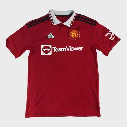 Kids' Manchester United 2022 Home Shirt -Sancho