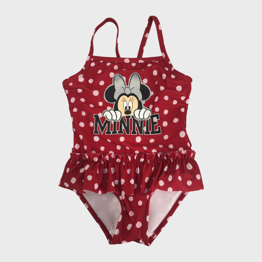 Red Minnie Mouse Polka Dot Swimsuit